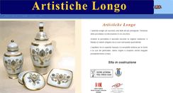 Desktop Screenshot of longoporcellane.it